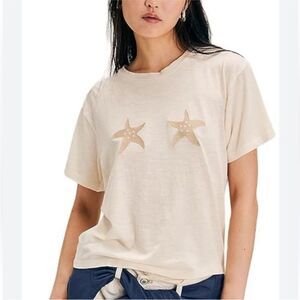 Free People starfish mermaid Tee Banner Day